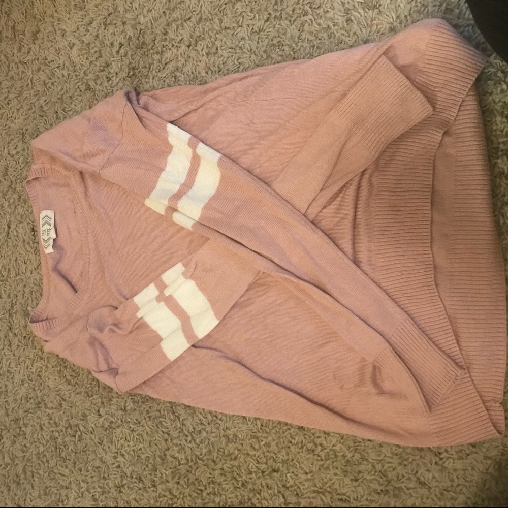 long sleeve pink shirt